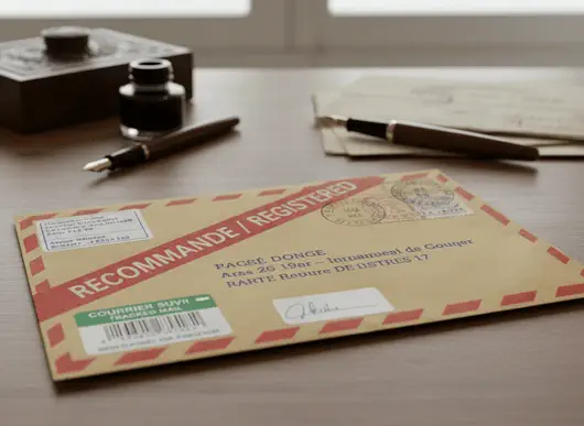 Lettre recommandée